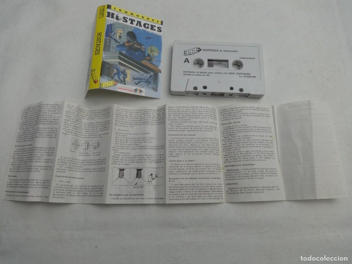 Videojuegos y consolas: HOSTAGES INFOGRAMES COMMODORE 64 C64 CBM 64 JUEGO VIDEOJUEGO - Foto 3