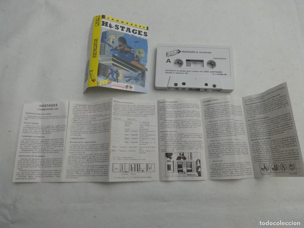 Videojuegos y consolas: HOSTAGES INFOGRAMES COMMODORE 64 C64 CBM 64 JUEGO VIDEOJUEGO - Foto 4