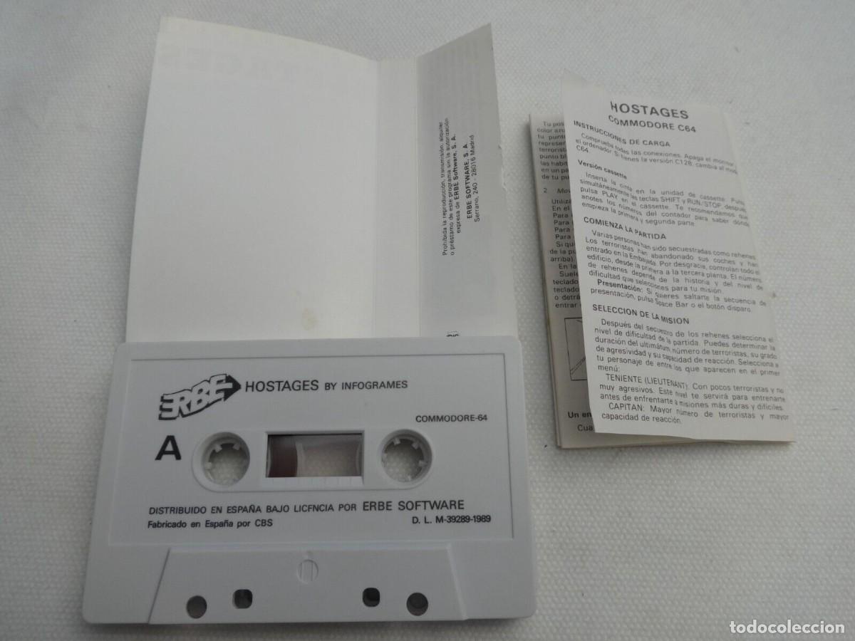 Videojuegos y consolas: HOSTAGES INFOGRAMES COMMODORE 64 C64 CBM 64 JUEGO VIDEOJUEGO - Foto 5
