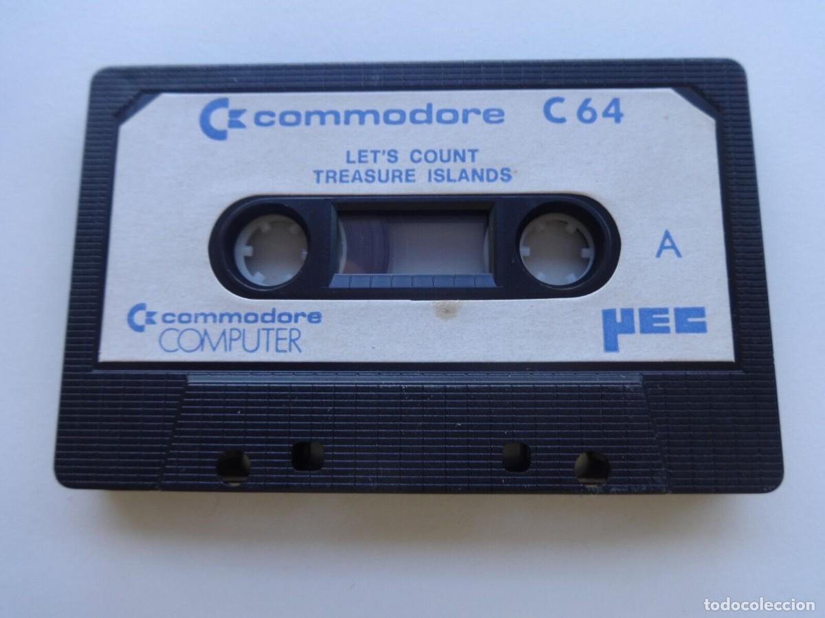 Videojuegos y consolas: LETS COUNT MATH MUSCLES TREASURE ISLANDS COMMODORE 64 COMMODORE 128 C64 CBM 64 - Foto 1