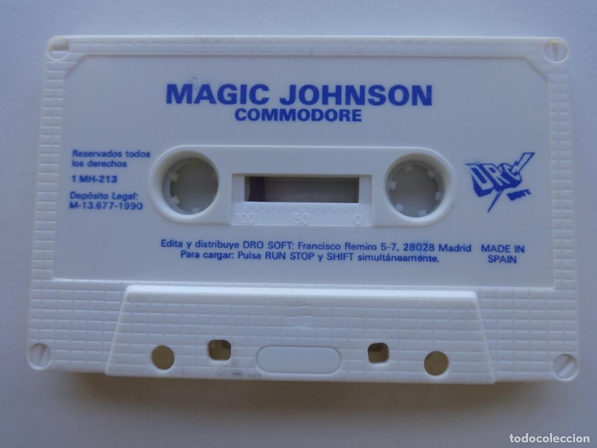 Videojuegos y consolas: MAGIC JOHNSONS MAGIC JOHNSON COMMODORE 64 COMMODORE 128 C64 C128 CBM 64 CBM 128 - Foto 1