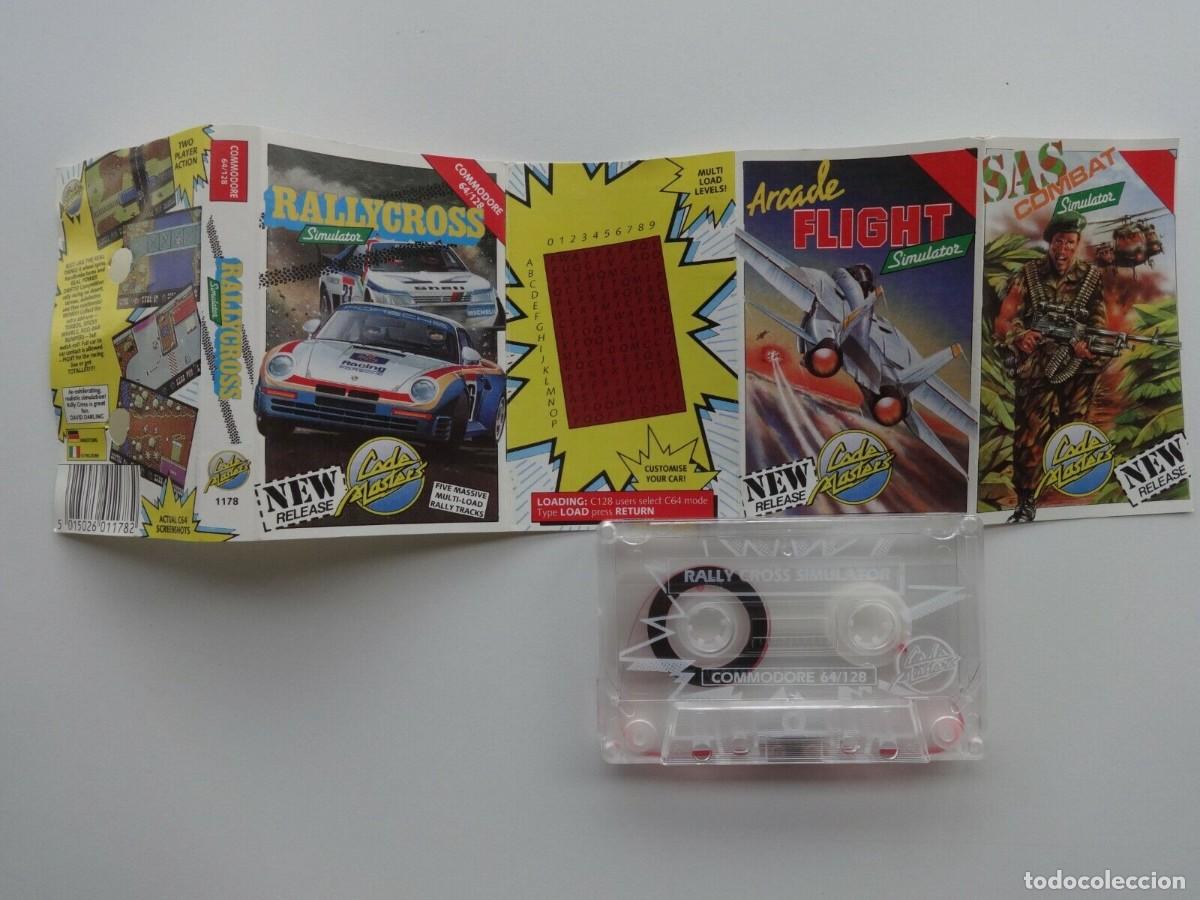 Videojuegos y consolas: RALLY CROSS RALLYCROSS SIMULATOR COMMODORE 64 COMMODORE 128 C64 C128 CBM 64 - Foto 2