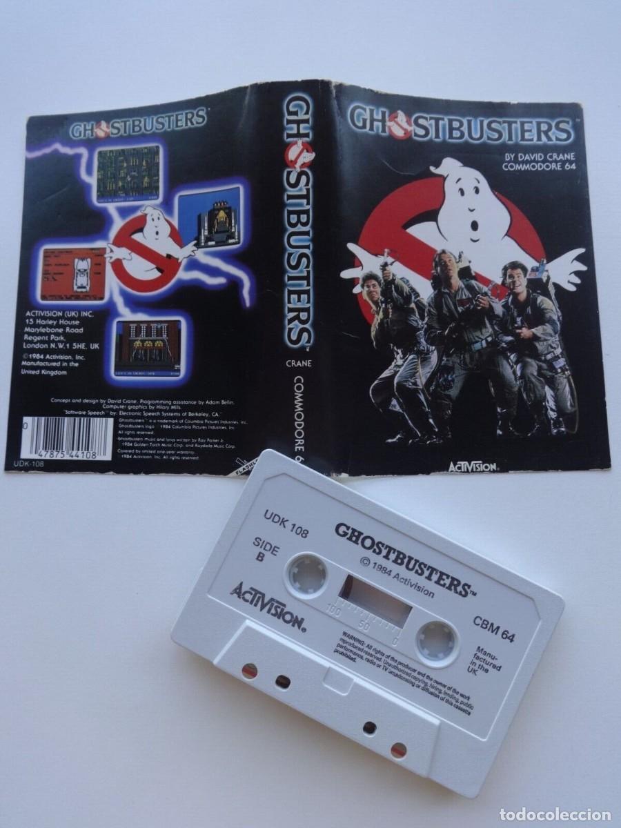 Videojuegos y consolas: GHOSTBUSTERS ACTIVISION LOS CAZAFANTASMAS COMMODORE 64 COMMODORE 128 CBM 64 C64 - Foto 3