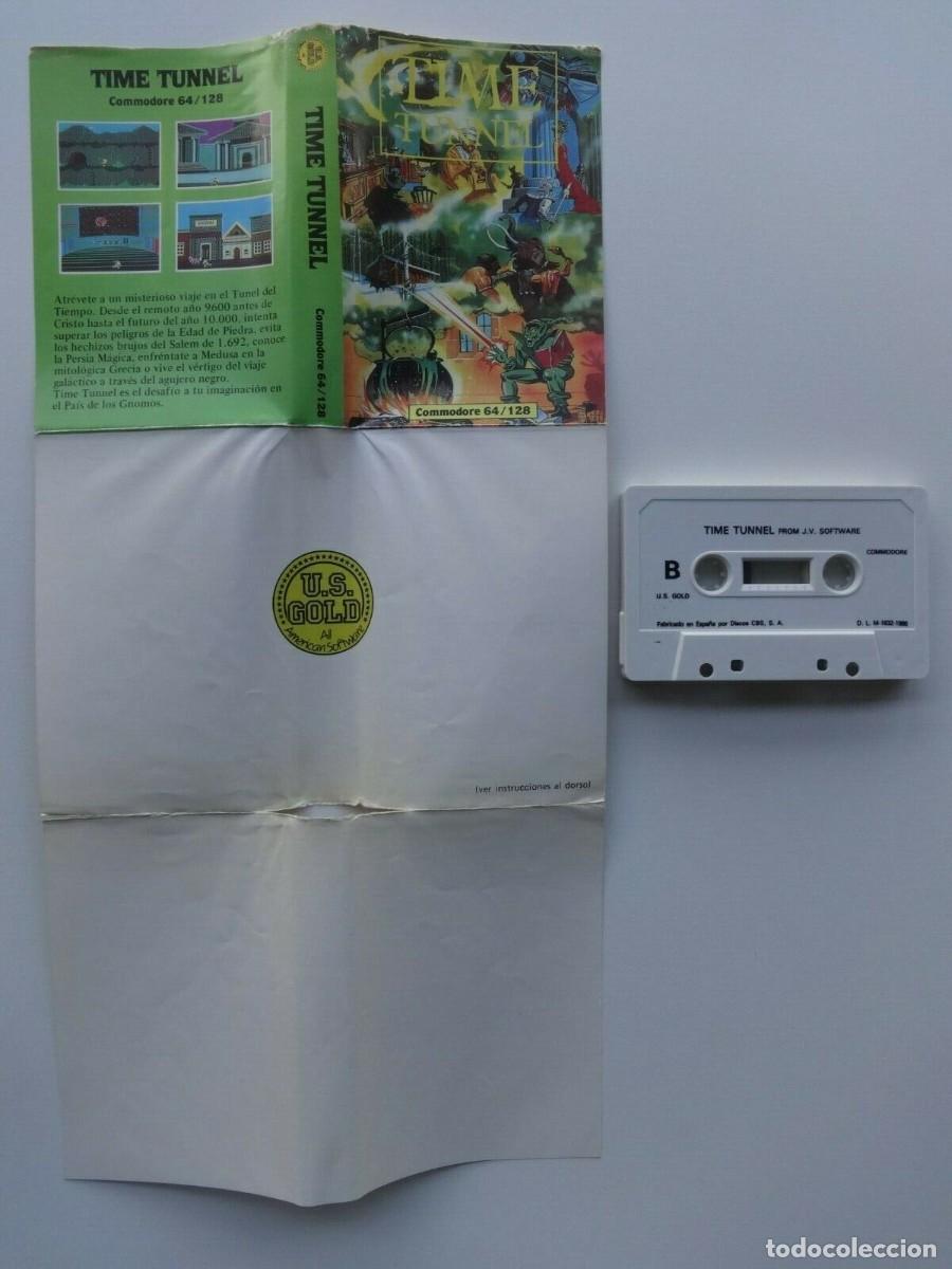 Videojuegos y consolas: TIME TUNNEL VERSION ESPA&Ntilde;OLA COMMODORE 64 128 C64 C128 CBM 64 CBM 128 - Foto 5