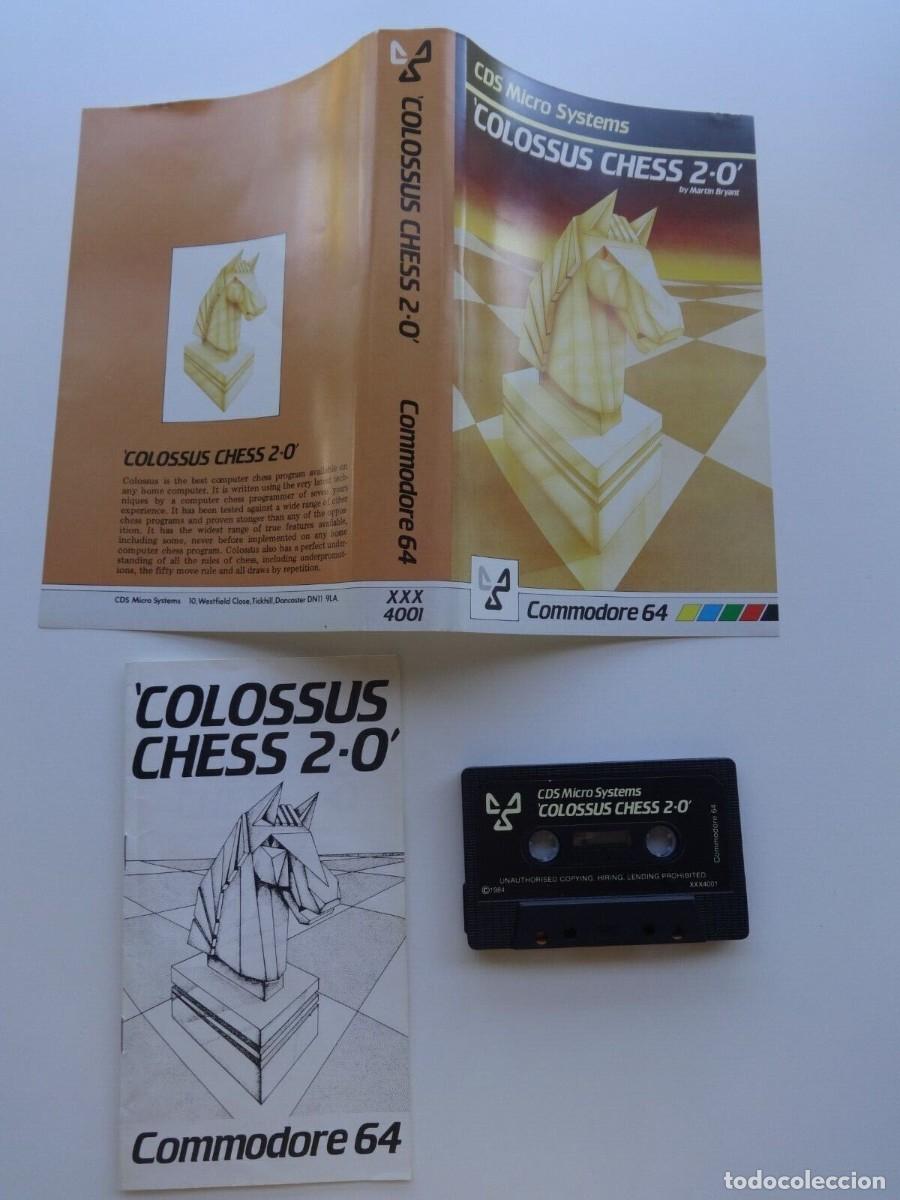 Videojuegos y consolas: COLOSSUS CHESS 2.0 CDS MICRO SYSTEMS COMMODORE 64 COMMODORE 128 C64 CBM 64 C128 - Foto 4