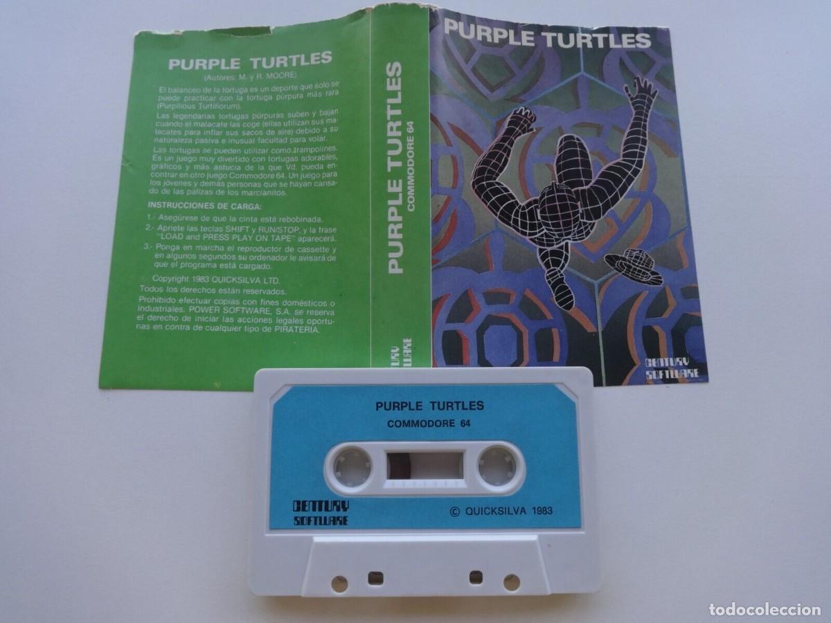 Videojuegos y consolas: PURPLE TURTLES CENTURY SOFTWARE COMMODORE 64 COMMODORE 128 C64 C128 CBM 64 - Foto 5