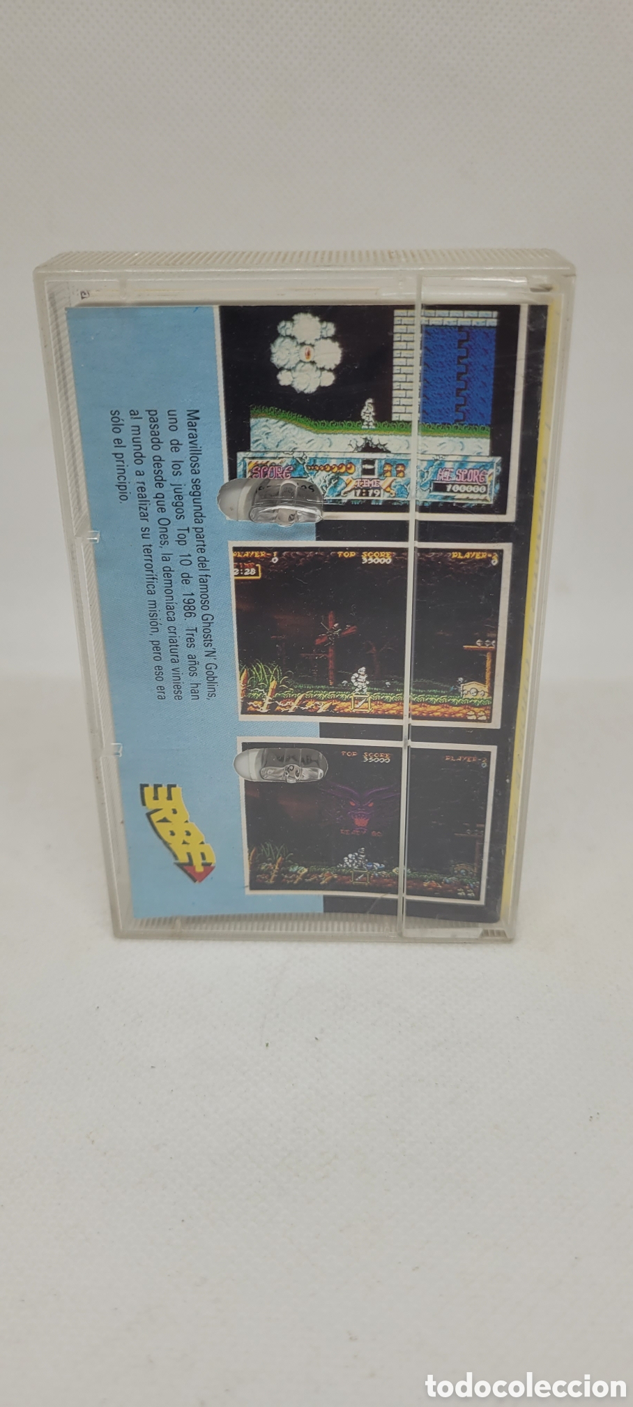 Videojuegos y consolas: JUEGO COMMODORE GHOULSN GHOSTS. ERBE. CAPCOM.VERSI&Oacute;N ESPA&Ntilde;OLA. FABRICADO EN ESPA&Ntilde;A. - Foto 2