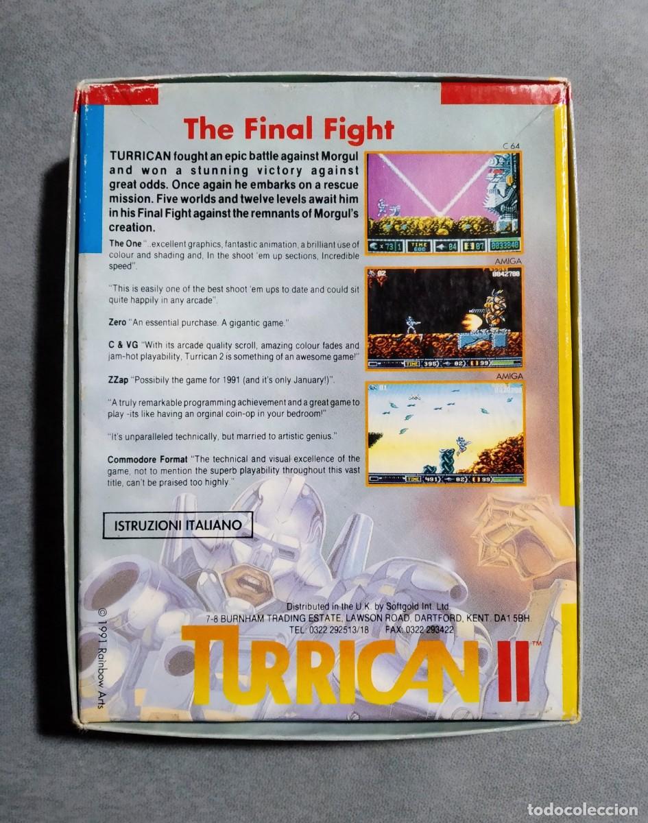 Videojuegos y consolas: TURRICAN II: THE FINAL FIGHT. RAINBOW ARTS. COMMODORE 64. C64 - Foto 2