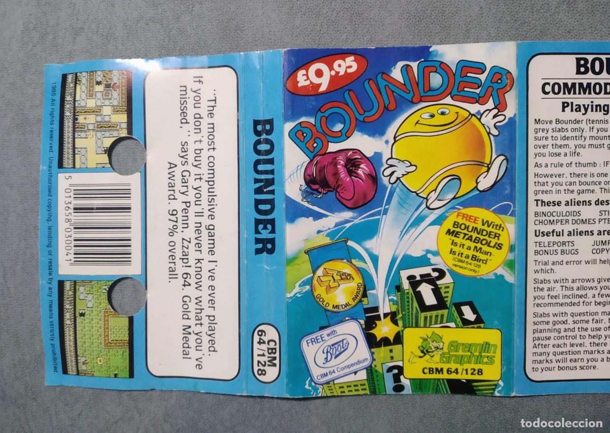Videojuegos y consolas: BOUNDER. GREMLIN GRAPHICS. COMMODORE 64. C64 - Foto 6