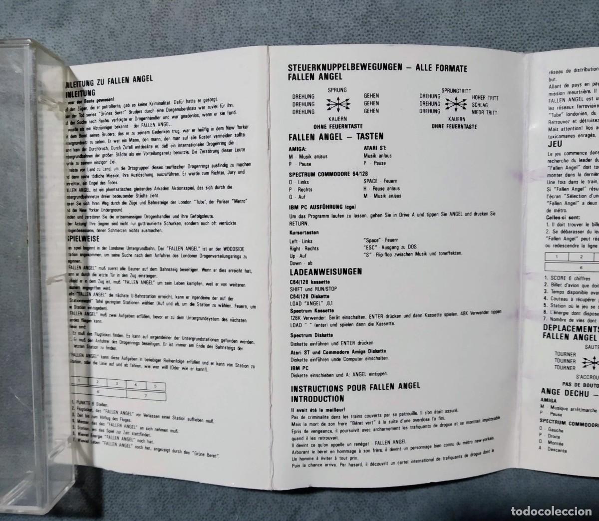 Videojuegos y consolas: FALLEN ANGEL. EMERALD SOFTWARE. COMMODORE 64. C64 - Foto 7