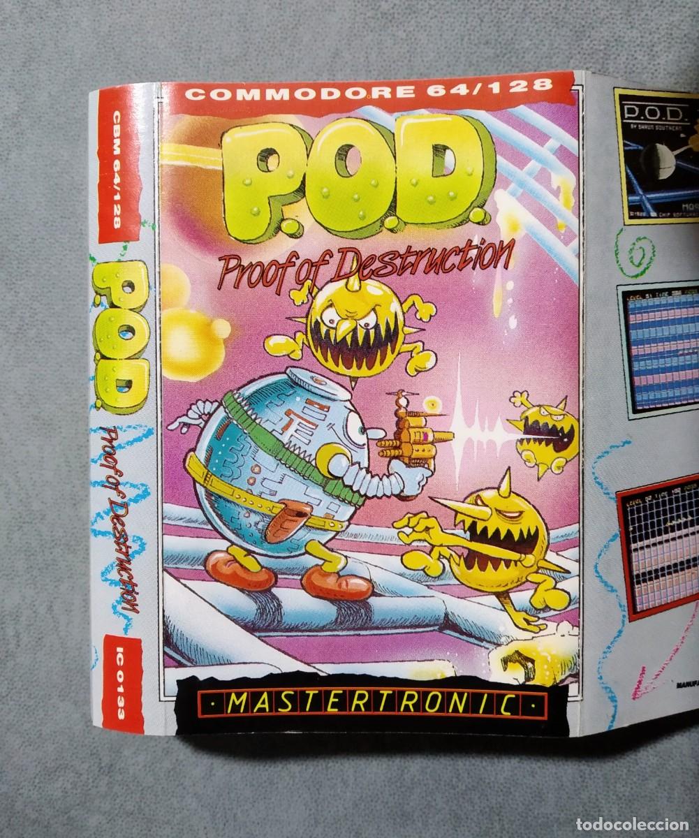 Videojuegos y consolas: P.O.D. PROOF OF DESTRUCTION. MASTERTRONIC. COMMODORE 64. C64 - Foto 5