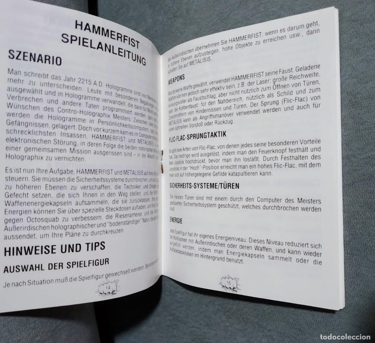Videojuegos y consolas: HAMMERFIST. ACTIVISION. COMMODORE 64. C64 - Foto 17