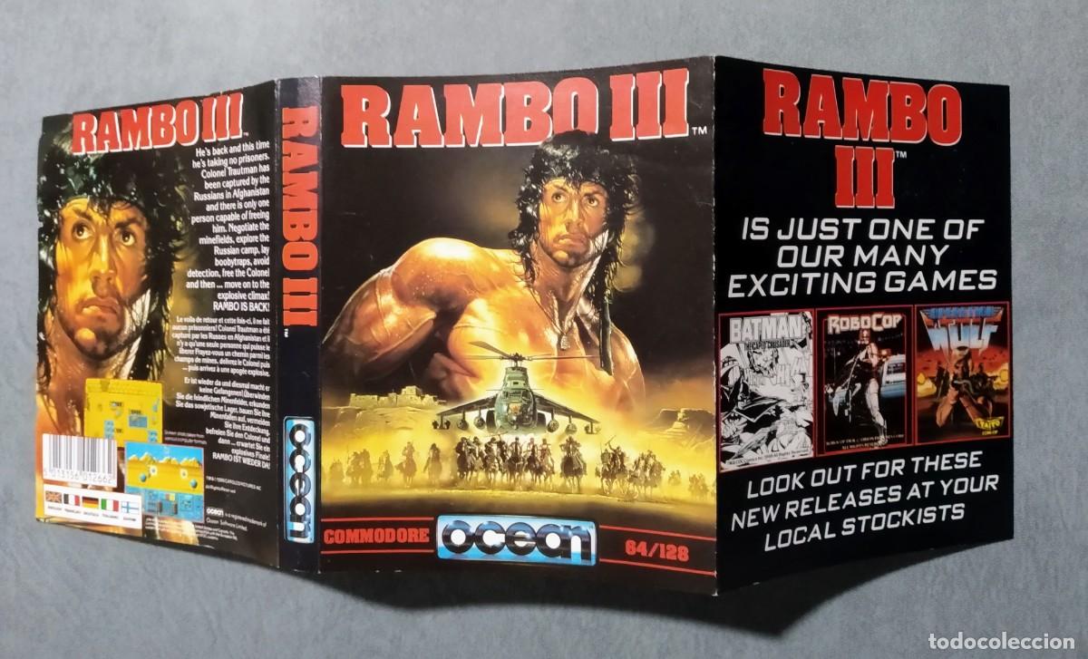 Videojuegos y consolas: RAMBO III. OCEAN. COMMODORE 64. C64 - Foto 4