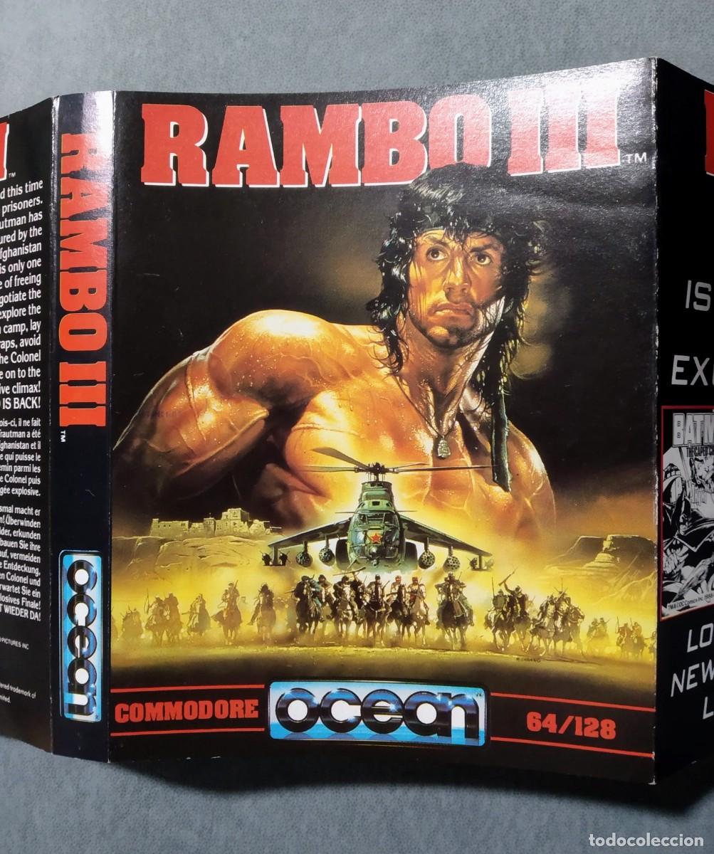 Videojuegos y consolas: RAMBO III. OCEAN. COMMODORE 64. C64 - Foto 6
