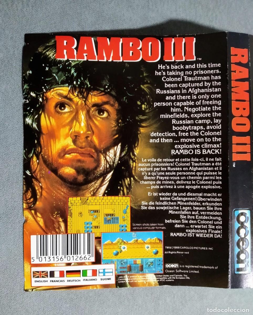 Videojuegos y consolas: RAMBO III. OCEAN. COMMODORE 64. C64 - Foto 7