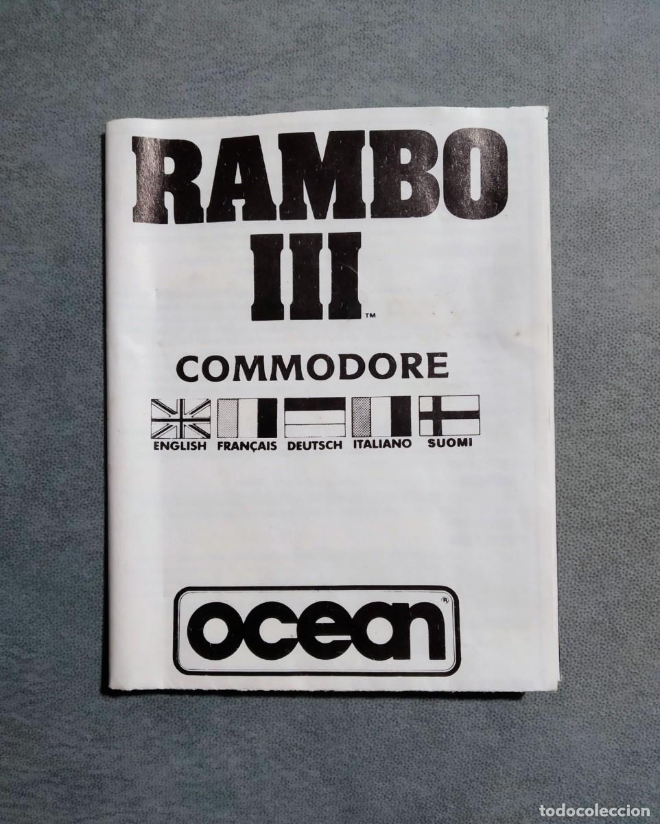 Videojuegos y consolas: RAMBO III. OCEAN. COMMODORE 64. C64 - Foto 8