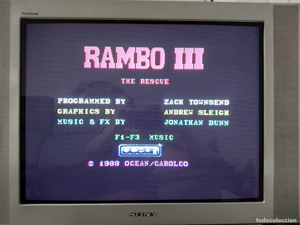 Videojuegos y consolas: RAMBO III. OCEAN. COMMODORE 64. C64 - Foto 18