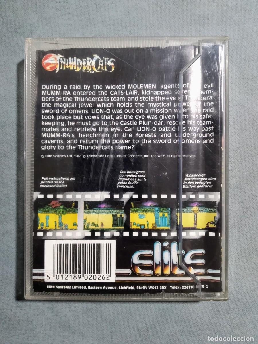Videojuegos y consolas: THUNDERCATS (THUNDER CATS). ELITE. COMMODORE 64. C64 - Foto 2