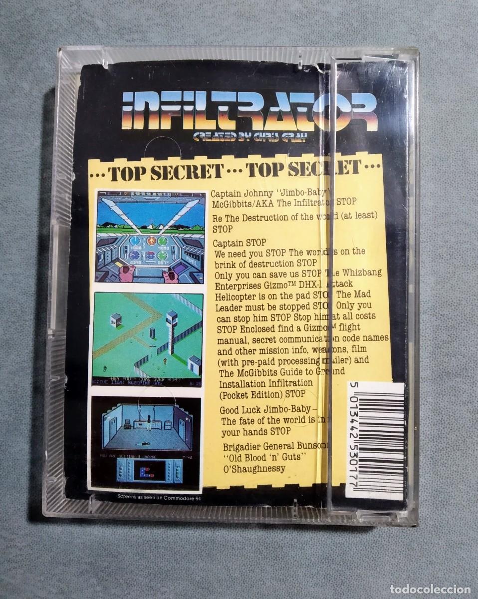 Videojuegos y consolas: INFILTRATOR. US GOLD. COMMODORE 64. C64 - Foto 2