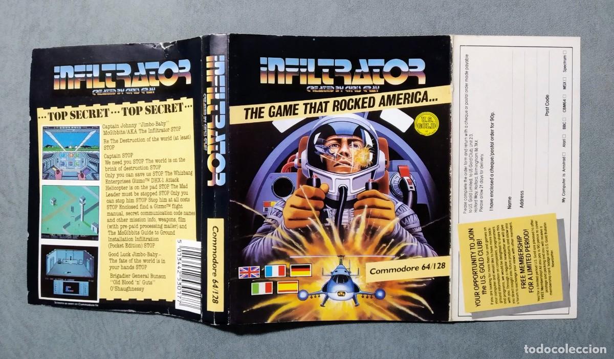 Videojuegos y consolas: INFILTRATOR. US GOLD. COMMODORE 64. C64 - Foto 4