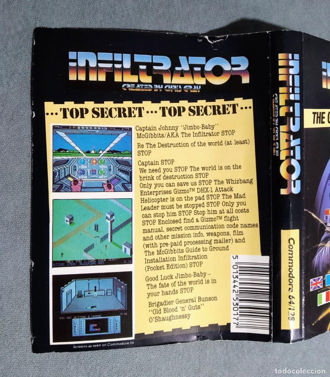 Videojuegos y consolas: INFILTRATOR. US GOLD. COMMODORE 64. C64 - Foto 6
