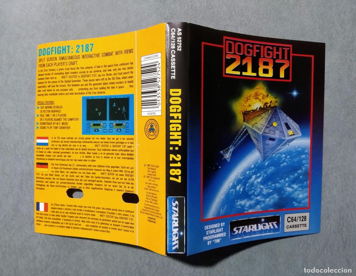 Videojuegos y consolas: DOGFIGHT 2187. STARLIGHT SOFTWARE. COMMODORE 64. C64 - Foto 4