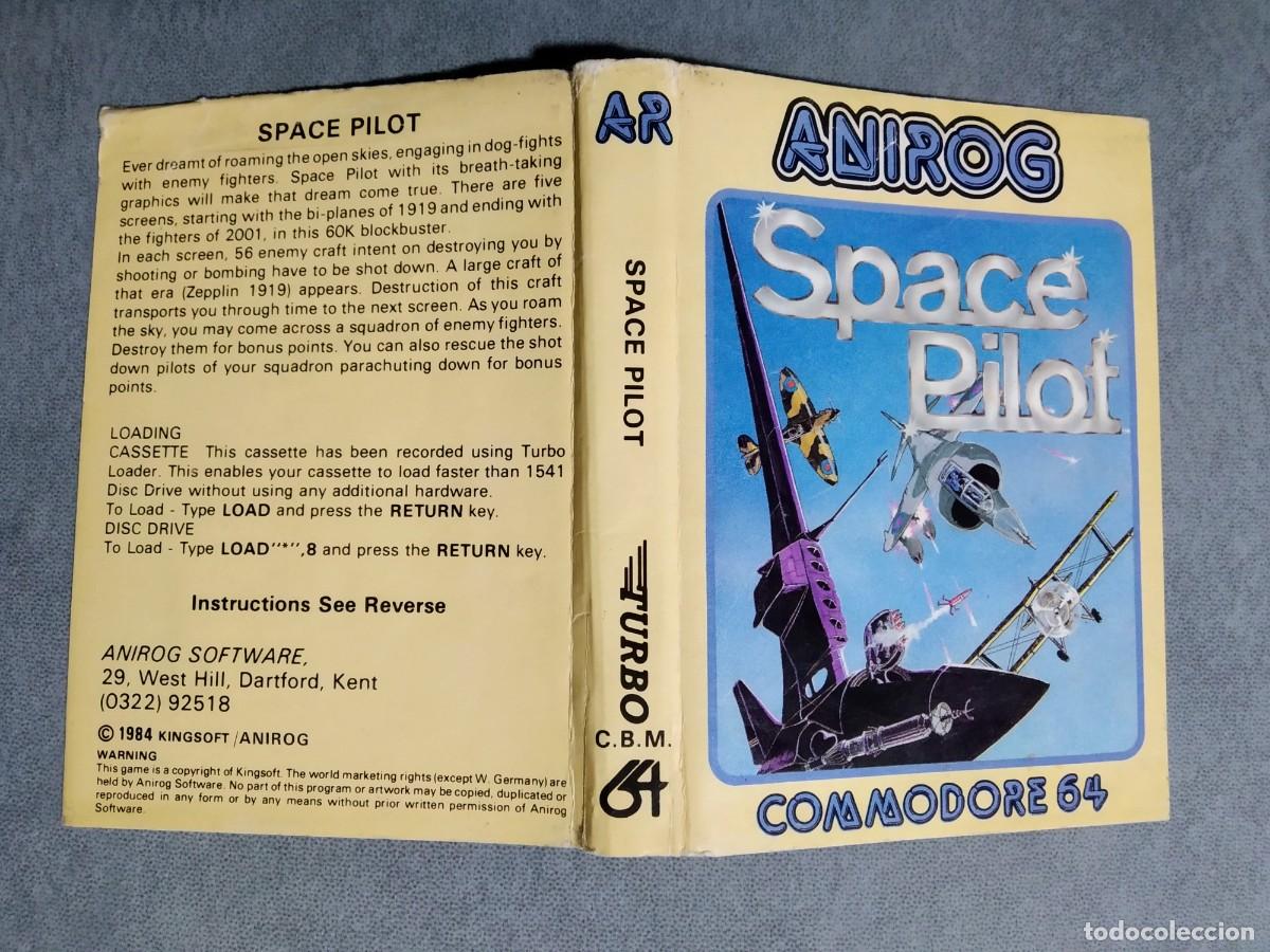 Videojuegos y consolas: SPACE PILOT. ANIROG. COMMODORE 64. C64 - Foto 8