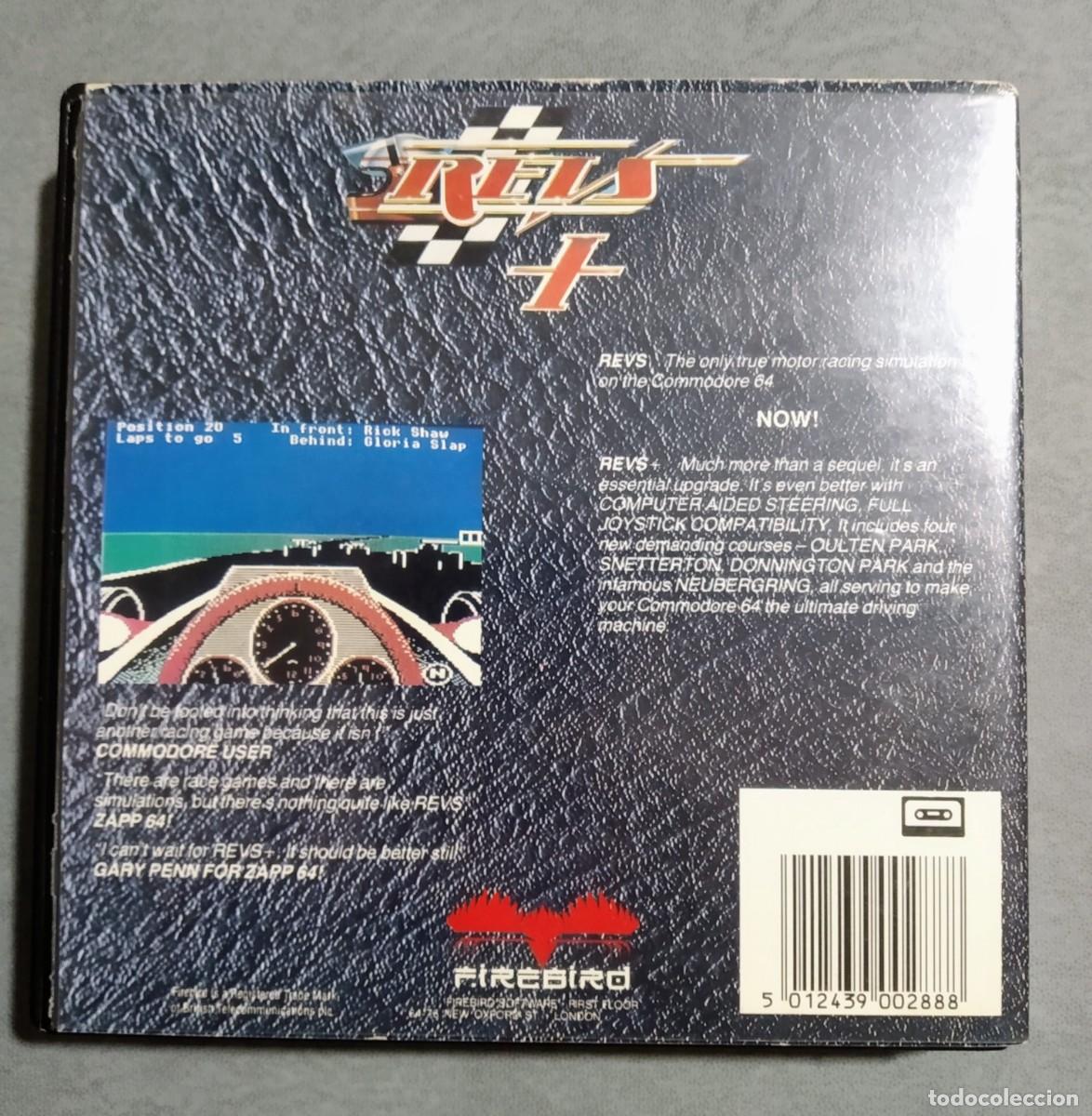 Videojuegos y consolas: REVS +. FIREBIRD. COMMODORE 64. C64 - Foto 2
