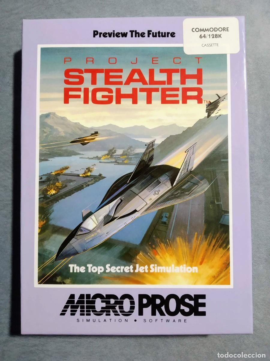 Videojuegos y consolas: PROJECT: STEALTH FIGHTER. MICRO PROSE. COMMODORE 64. C64 - Foto 1
