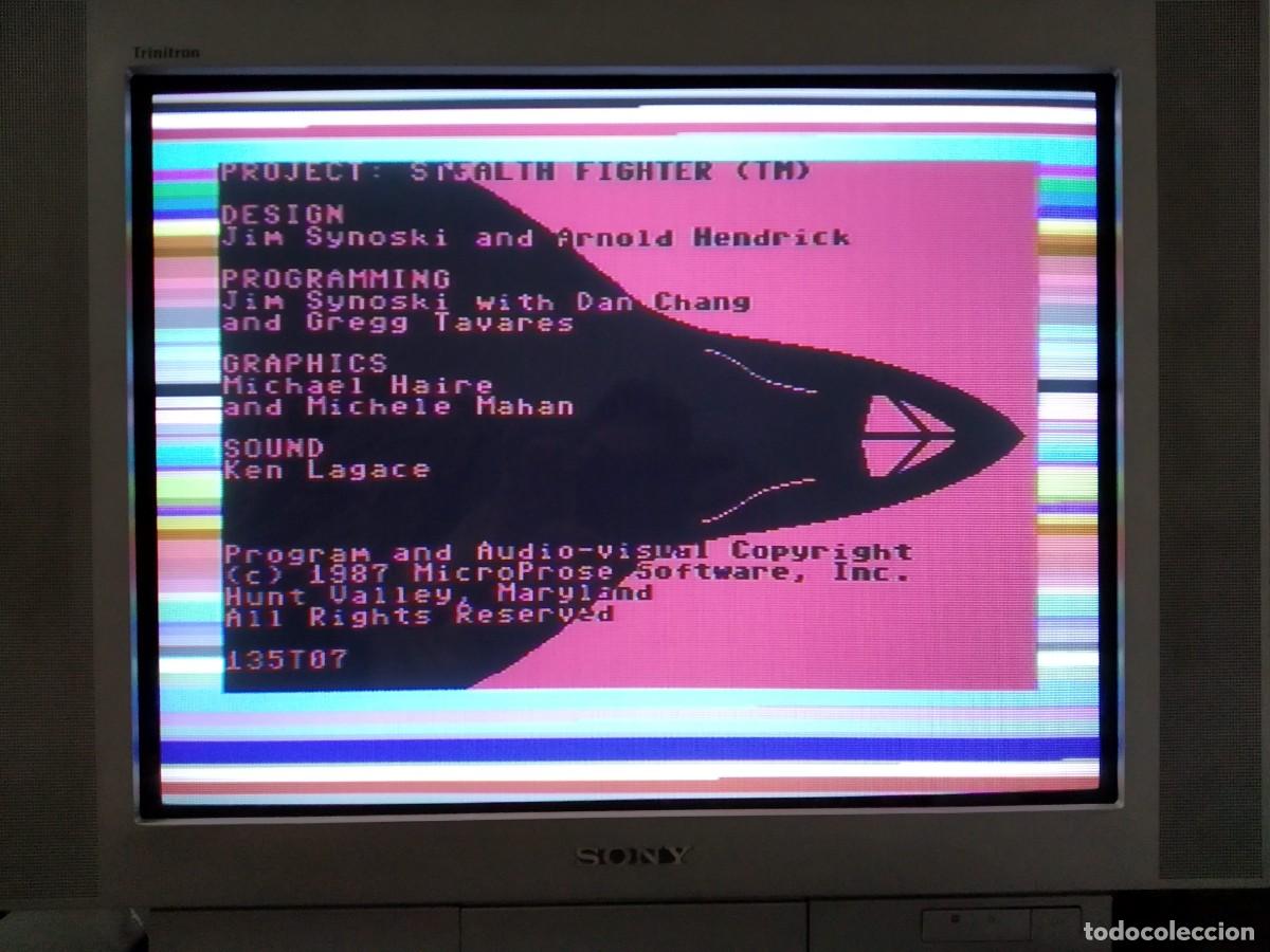 Videojuegos y consolas: PROJECT: STEALTH FIGHTER. MICRO PROSE. COMMODORE 64. C64 - Foto 23