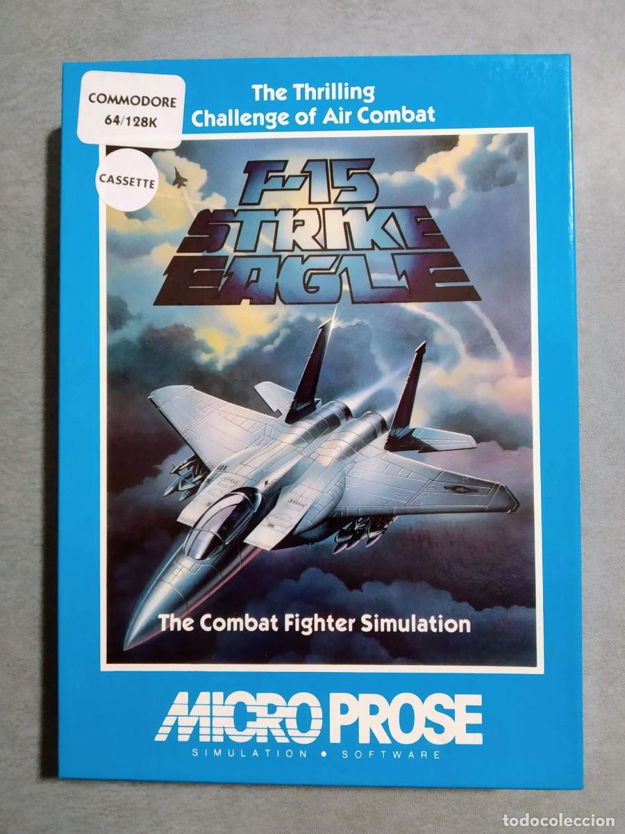 Videojuegos y consolas: F-15 STRIKE EAGLE. MICRO PROSE. COMMODORE 64. C64 - Foto 1