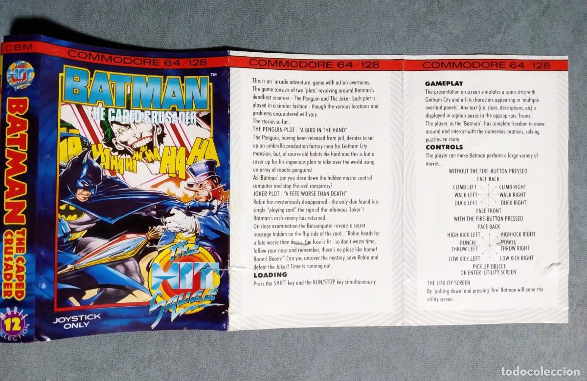 Videojuegos y consolas: BATMAN: THE CAPED CRUSADER (THE HIT SQUAD). SPECIAL FX. COMMODORE 64. C64 - Foto 5