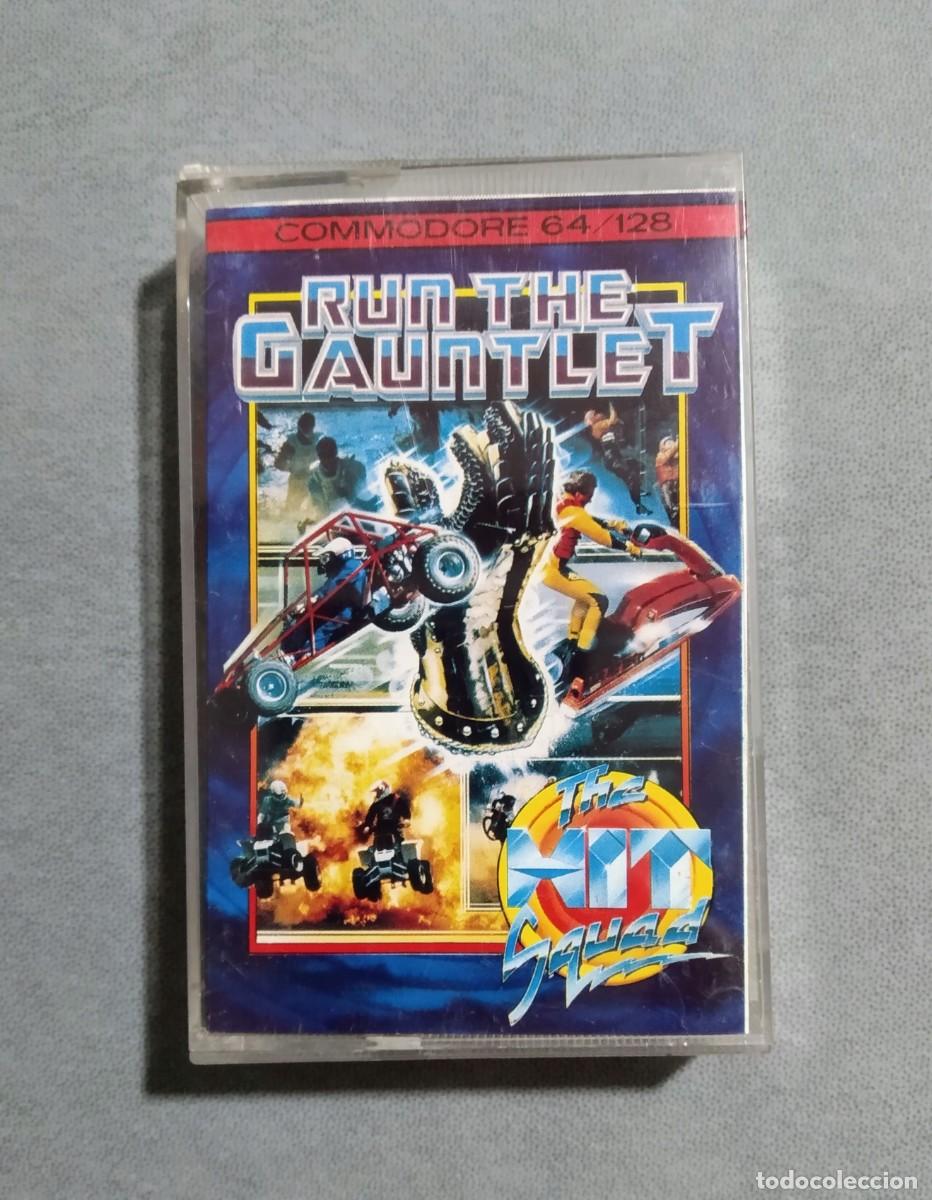 Videojuegos y consolas: RUN THE GAUNTLET (THE HIT SQUAD). OCEAN. COMMODORE 64. C64 - Foto 1