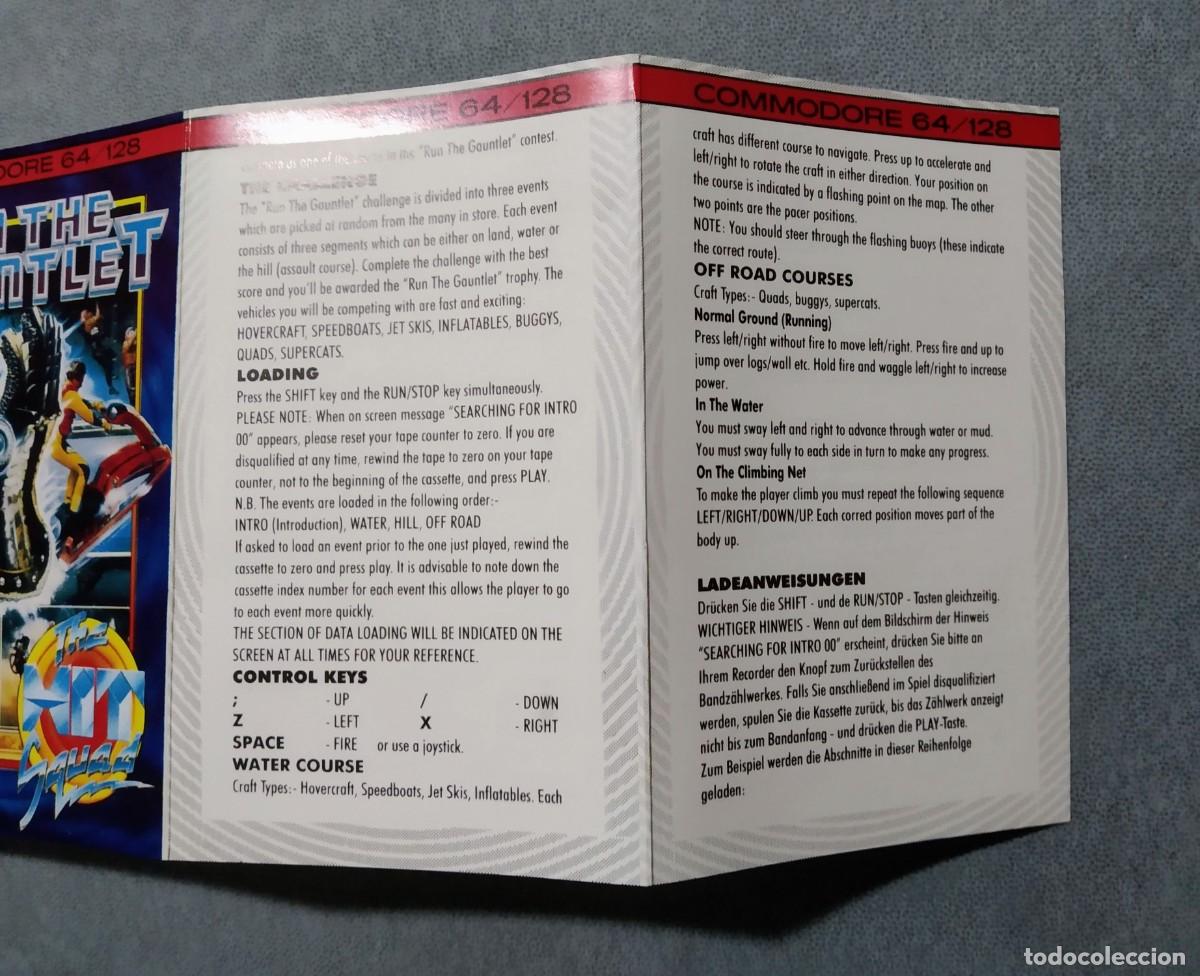 Videojuegos y consolas: RUN THE GAUNTLET (THE HIT SQUAD). OCEAN. COMMODORE 64. C64 - Foto 6