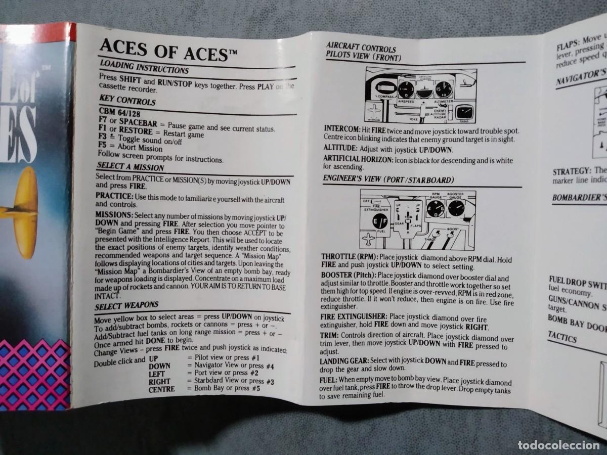 Videojuegos y consolas: ACE OF ACES (KIXX). COMMODORE 64. C64 - Foto 8