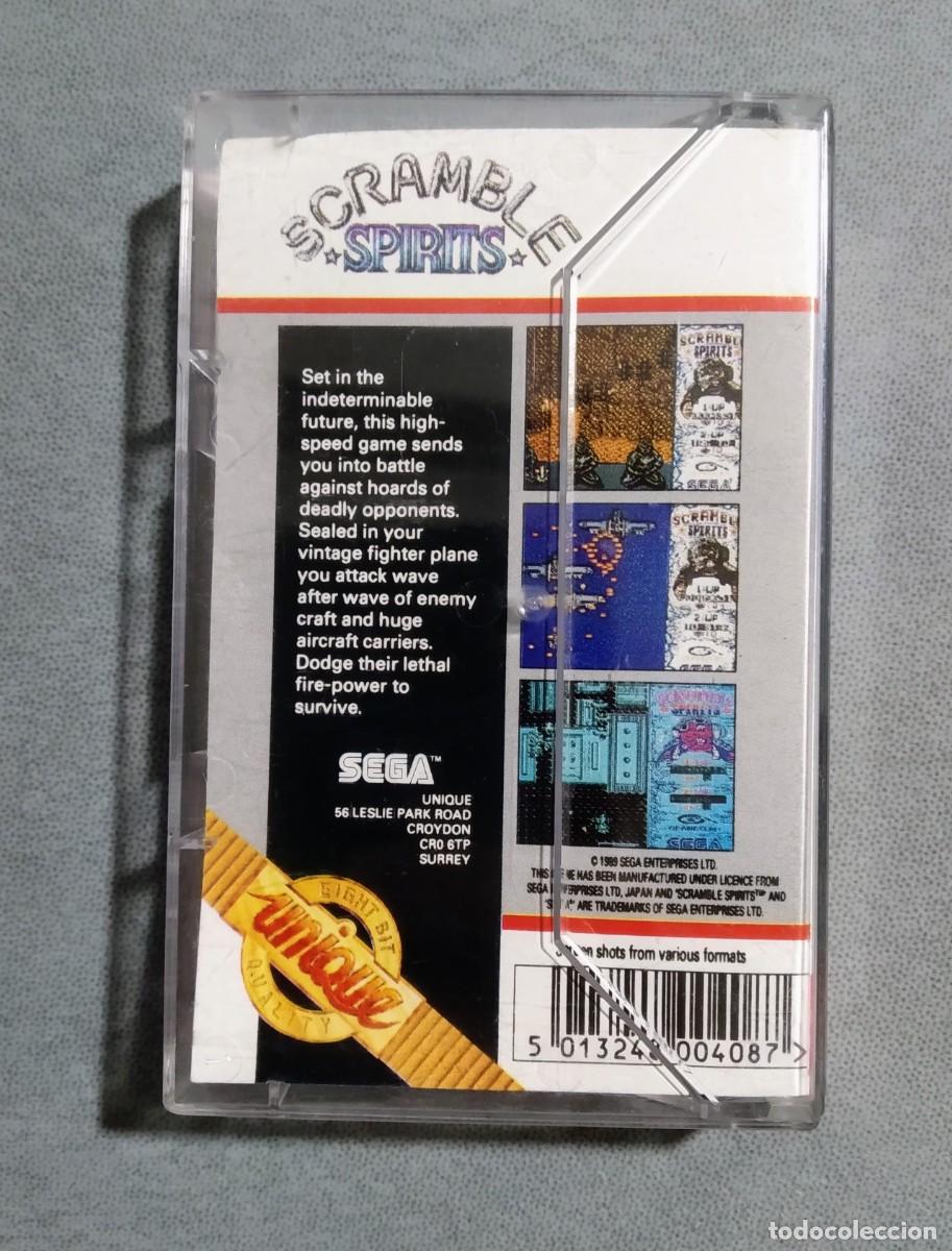 Videojuegos y consolas: SCRAMBLE SPIRITS (UNIQUE). SEGA. COMMODORE 64. C64 - Foto 2