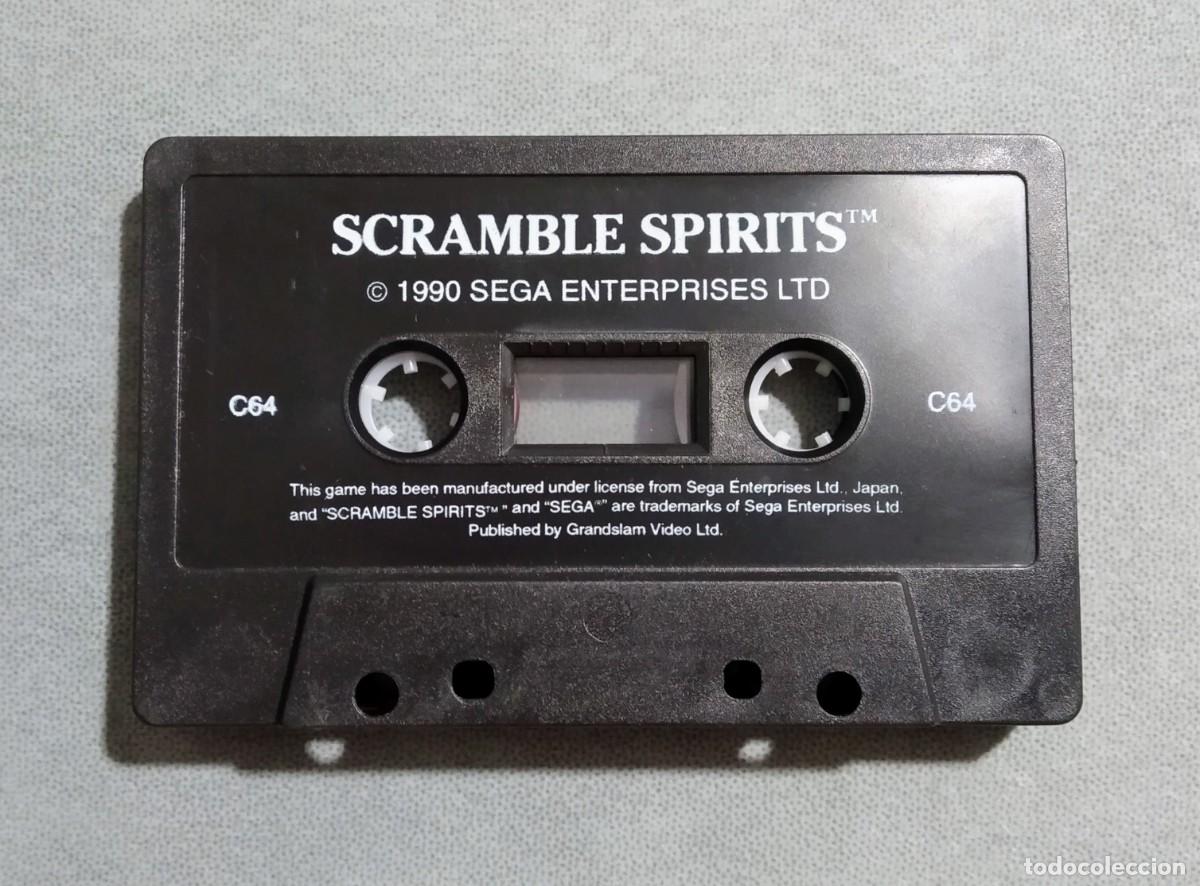 Videojuegos y consolas: SCRAMBLE SPIRITS (UNIQUE). SEGA. COMMODORE 64. C64 - Foto 6