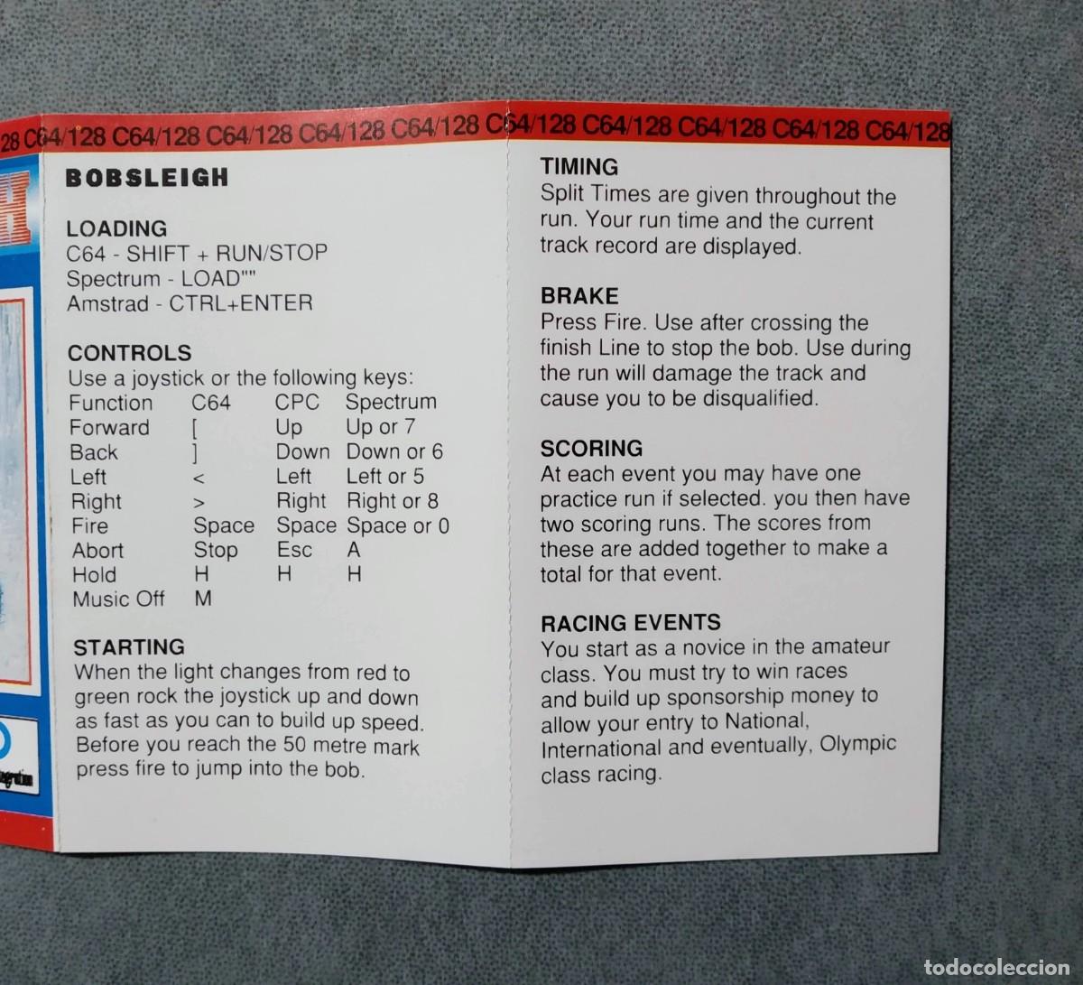 Videojuegos y consolas: BOBSLEIGH. DIGITAL INTEGRATION. COMMODORE 64. C64 - Foto 4