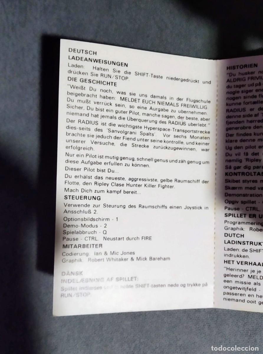 Videojuegos y consolas: RADIUS. REPTILIA DESIGNS. COMMODORE 64. C64 - Foto 8