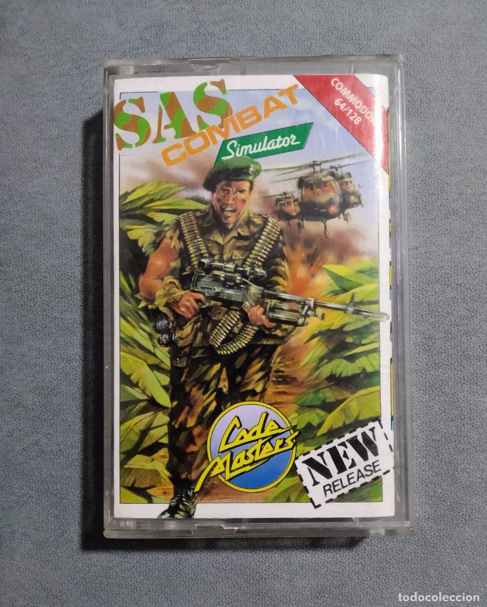 Videojuegos y consolas: SAS COMBAT SIMULATOR. CODEMASTERS. COMMODORE 64. C64 - Foto 1
