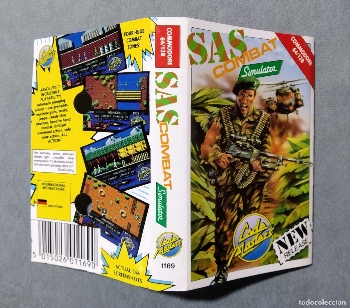 Videojuegos y consolas: SAS COMBAT SIMULATOR. CODEMASTERS. COMMODORE 64. C64 - Foto 4