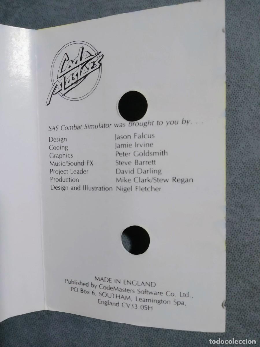 Videojuegos y consolas: SAS COMBAT SIMULATOR. CODEMASTERS. COMMODORE 64. C64 - Foto 9