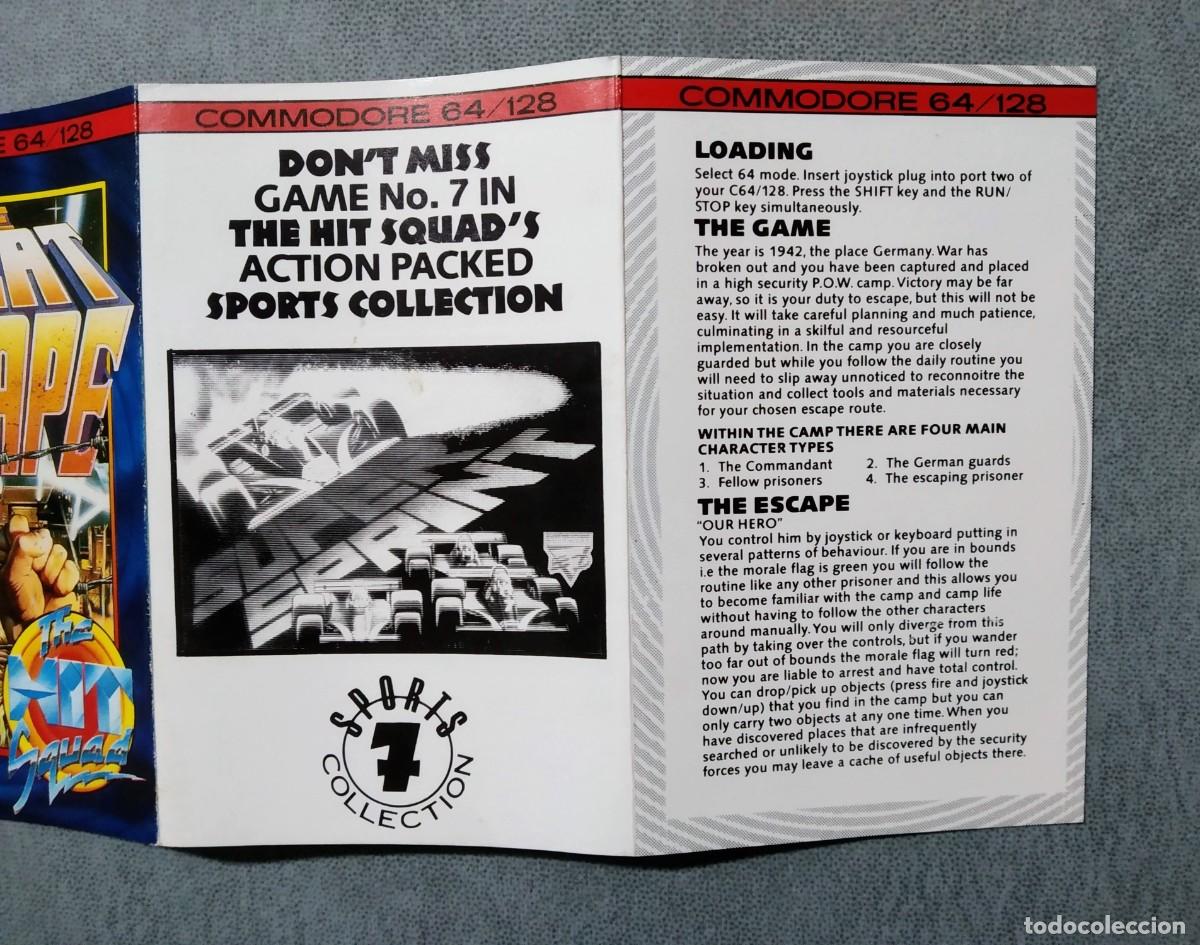 Videojuegos y consolas: THE GREAT ESCAPE (THE HIT SQUAD). DENTON DESIGNS. COMMODORE 64. C64 - Foto 5