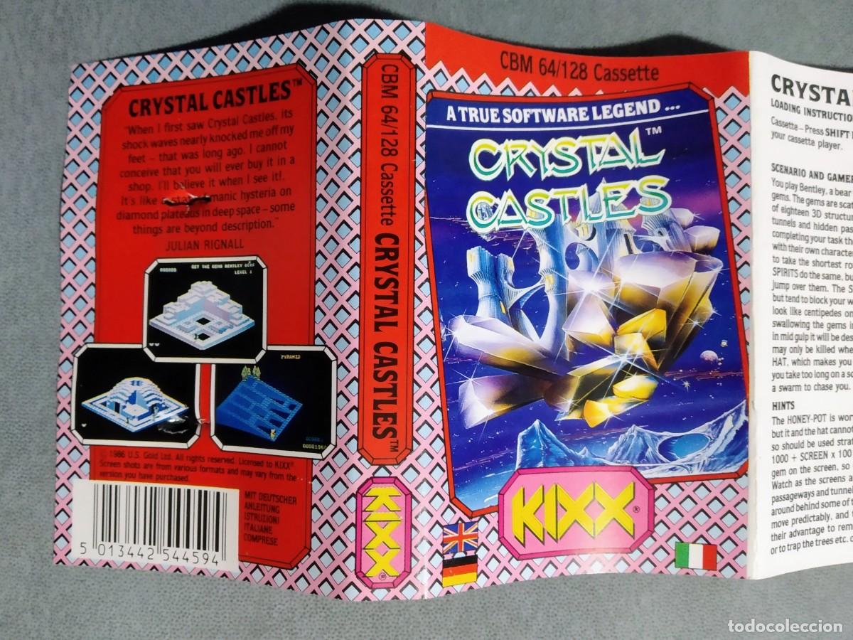 Videojuegos y consolas: CRYSTAL CASTLES (KIXX). ATARI. COMMODORE 64. C64 - Foto 4