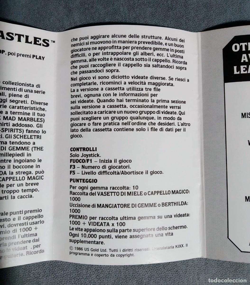 Videojuegos y consolas: CRYSTAL CASTLES (KIXX). ATARI. COMMODORE 64. C64 - Foto 9