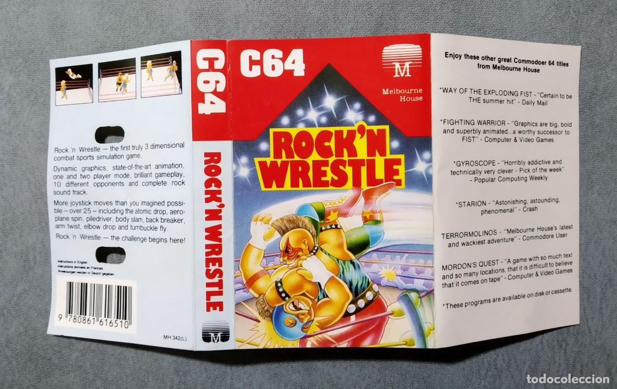 Videojuegos y consolas: ROCKN WRESTLE. MELBOURNE HOUSE. COMMODORE 64. C64 - Foto 4