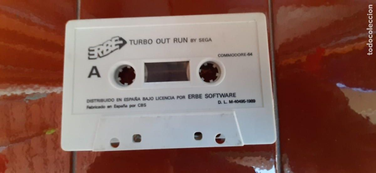 Videojuegos y consolas: CINTA COMMODORE 64 TURBO OUT RUN - Foto 1