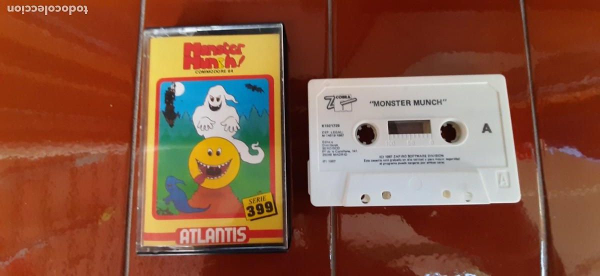 Videojuegos y consolas: CINTA COMMODORE 64 MONSTER MUNCH - Foto 1