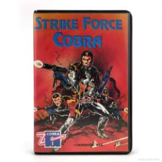 Videojuegos y Consolas: STRIKE FORCE COBRA ESTUCHE ZAFIRO Z COBRA ESPAÑA PIRANHA 1986 RARO CBM COMMODORE 64 128 C64 CASSETTE