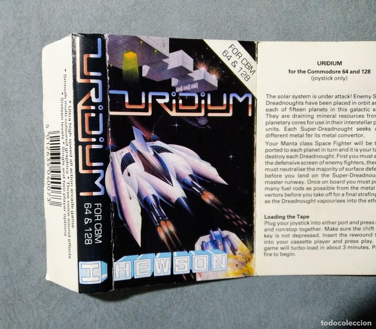 Videojuegos y consolas: URIDIUM. HEWSON. COMMODORE 64. C64 - Foto 4